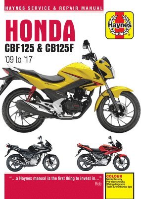 Honda CBF125 & CB125F ('09 To '17) 1
