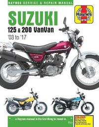 bokomslag Suzuki RV125/200 VanVan (03 - 17) Haynes Repair Manual