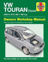 bokomslag Vw touran diesel owners workshop manual : 2003-2015