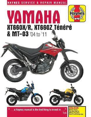 Yamaha XT660 & MT-03 (04 - 11) Haynes Repair Manual 1