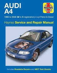 bokomslag Audi A4 Petrol & Diesel (95 - 00) Haynes Repair Manual