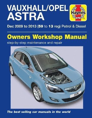 Vauxhall/Opel Astra (Dec 09 - 13) 59 to 13 1