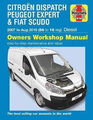 bokomslag Citron Dispatch, Peugeot Expert & FIAT Scudo Diesel ('07-Aug '16) 56 to 16