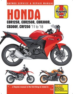 Honda CBR125R, CBR250R, CBR300R, CB300F & CRF250 (11-18) 1