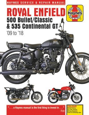 bokomslag Royal Enfield Bullet and Continental GT Service & Repair Manual (2009 to 2018)