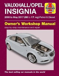 bokomslag Vauxhall/Opel Insignia ('08-May 17) 08 to 17 reg