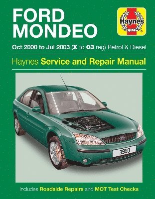 Ford Mondeo Petrol & Diesel (Oct 00 - Jul 03) Haynes Repair Manual 1