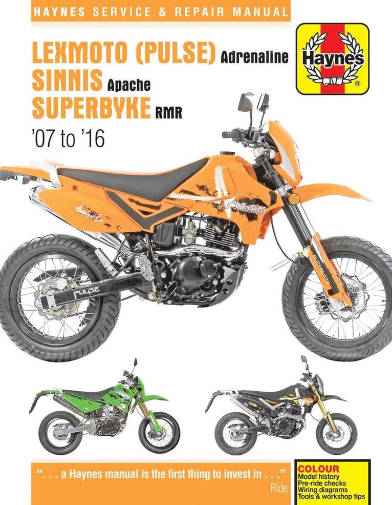 Matthew Coombs - Pulse Adrenaline, Sinnis Apache, Superbyke RMR (07 - 14), Häftad