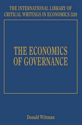Donald Wittman - Economics of Governance, Inbunden