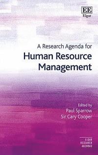 bokomslag A Research Agenda for Human Resource Management