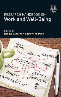 Ronald J. Burke, Kathryn M. Page - Research Handbook on Work and Well-Being, Inbunden