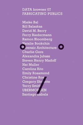 Bill Balaskas, Carolina Rito - Fabricating Publics: The Dissemination of Culture in the Post-truth Era, Häftad