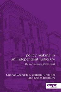 bokomslag Policy Making in an Independent Judiciary