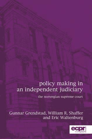 bokomslag Policy Making in an Independent Judiciary