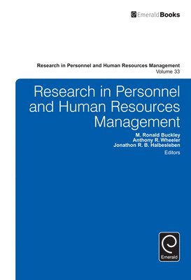 bokomslag Research in Personnel and Human Resources Management