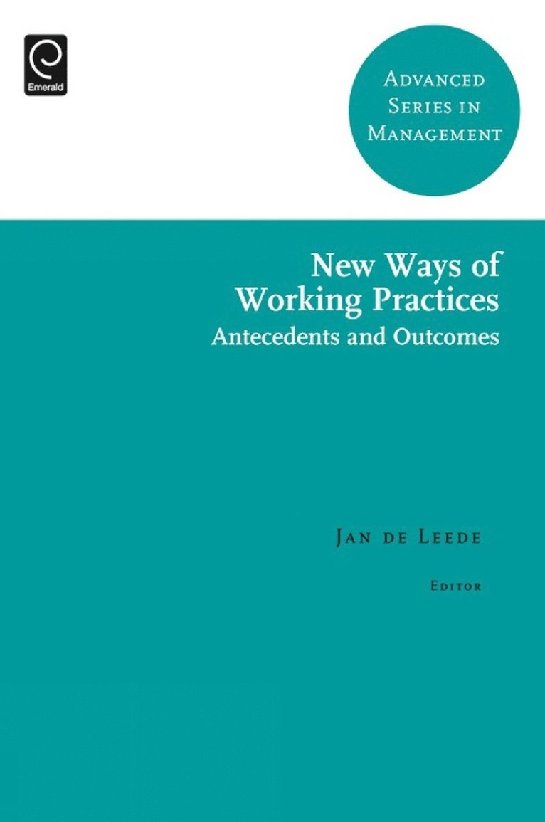 Jan de Leede, The Netherlands) Leede, Jan de (University of Twente, Jan de Leede, Jan De Leede - New Ways of Working Practices, Inbunden