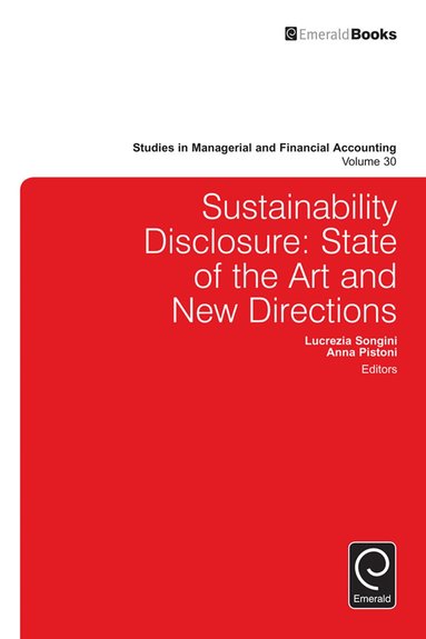 Lucrezia Songini, Anna Pistoni - Sustainability Disclosure, Inbunden