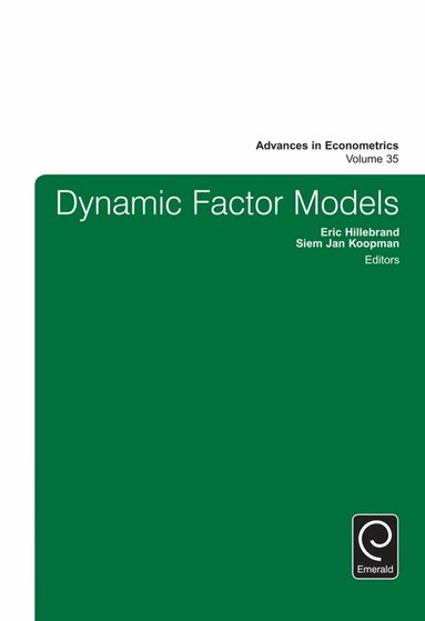 Siem Jan Koopman, Eric Hillebrand - Dynamic Factor Models, Inbunden