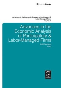 bokomslag Advances in the Economic Analysis of Participatory & Labor-Managed Firms