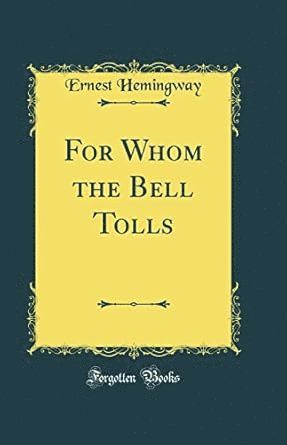 bokomslag For Whom the Bell Tolls