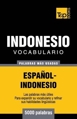 bokomslag Vocabulario español-indonesio - 5000 palabras más usadas