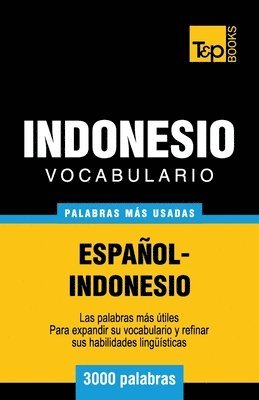 bokomslag Vocabulario español-indonesio - 3000 palabras más usadas