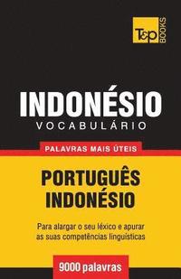 bokomslag Vocabulário Português-Indonésio - 9000 palavras mais úteis