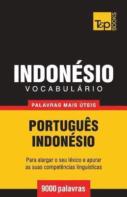 bokomslag Vocabulário Português-Indonésio - 9000 palavras mais úteis
