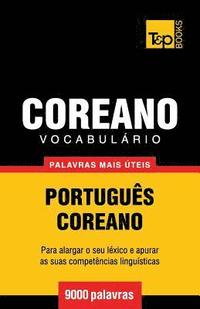 bokomslag Vocabulrio Portugus-Coreano - 9000 palavras mais teis
