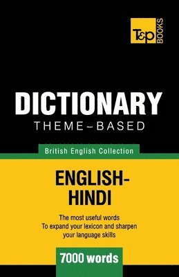 Theme-based dictionary British English-Hindi - 7000 words 1