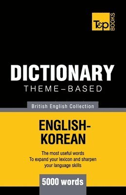 Theme-based dictionary British English-Korean - 5000 words 1