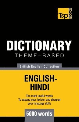 Theme-based dictionary British English-Hindi - 5000 words 1