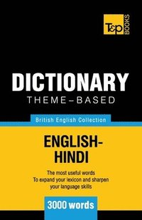 bokomslag Theme-based dictionary British English-Hindi - 3000 words