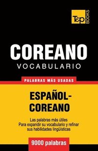 bokomslag Vocabulario Espaol-Coreano - 9000 palabras ms usadas