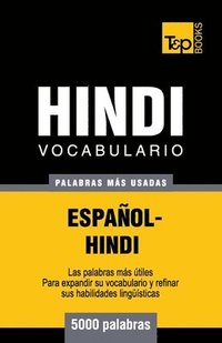 bokomslag Vocabulario Espaol-Hindi - 5000 palabras ms usadas