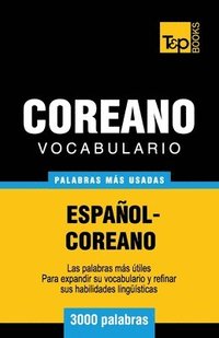 bokomslag Vocabulario Espaol-Coreano - 3000 palabras ms usadas