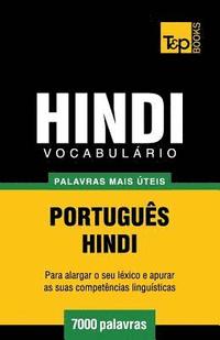 bokomslag Vocabulrio Portugus-Hindi - 7000 palavras mais teis