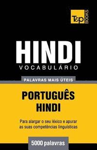bokomslag Vocabulrio Portugus-Hindi - 5000 palavras mais teis