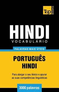 bokomslag Vocabulrio Portugus-Hindi - 3000 palavras mais teis