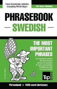 bokomslag English-Swedish phrasebook and 1500-word dictionary
