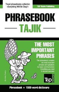 bokomslag English-Tajik phrasebook and 1500-word dictionary