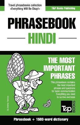 bokomslag English-Hindi phrasebook and 1500-word dictionary