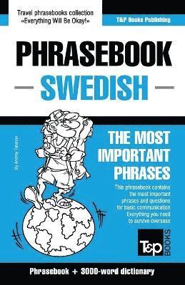 English-Swedish phrasebook and 3000-word topical vocabulary 1