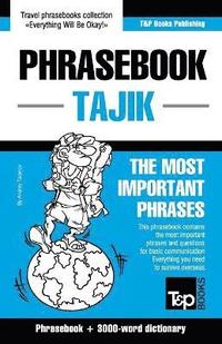 bokomslag English-Tajik phrasebook and 3000-word topical vocabulary