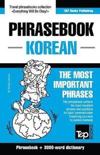 bokomslag English-Korean phrasebook and 3000-word topical vocabulary