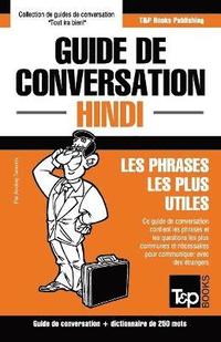 bokomslag Guide de conversation Français-Hindi et mini dictionnaire de 250 mots