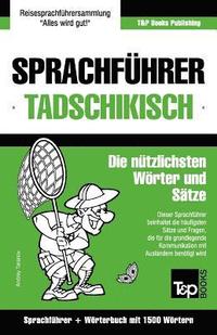 bokomslag Sprachfuhrer Deutsch-Tadschikisch und Kompaktwoerterbuch mit 1500 Woertern