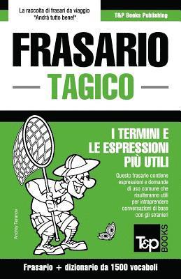 bokomslag Frasario Italiano-Tagico e dizionario ridotto da 1500 vocaboli