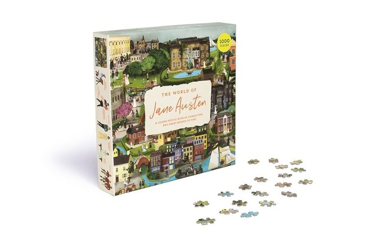 Pussel 1000 bitar - The World of Jane Austen, Övrigt