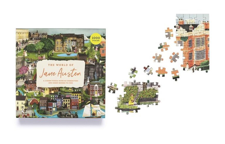 Pussel 1000 bitar - The World of Jane Austen, Övrigt